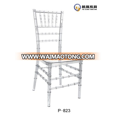 Wedding acrylic transparent resin chiavari chair outdoor wedding chair