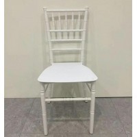 white Lightweight chiavari bamboo style plastic chair for wedding