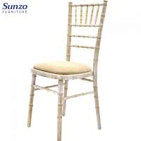 High Quality Stackable Gold Wood Chiavari Chair. Professional manufacturer in China