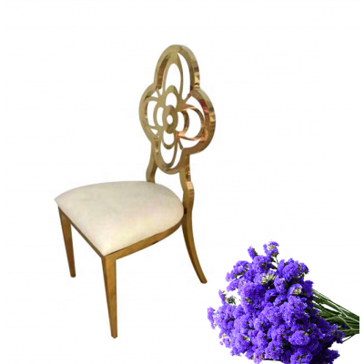 Hotel flower backrest banquet chair for sale