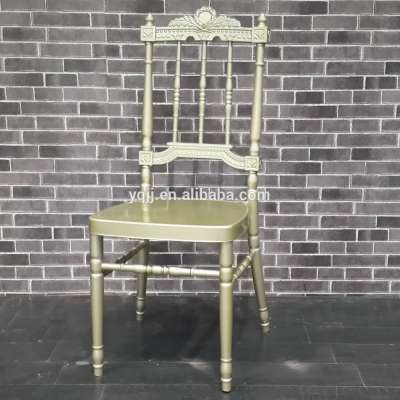 Royal king chair for wedding silver king throne chair wedding