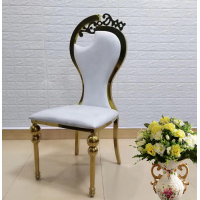 Modern carving stainless steel banquet chair for sale