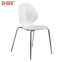 Cheap Fashion Leisure Stackable PP Seat White Outdoor Chair For Wedding