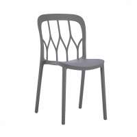 wholesale High Quality  Stackable Luxury Dining Chair White Plastic Chair